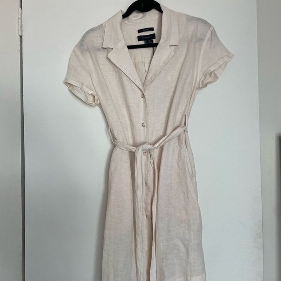 tahari button down dress - Picture 1 of 4